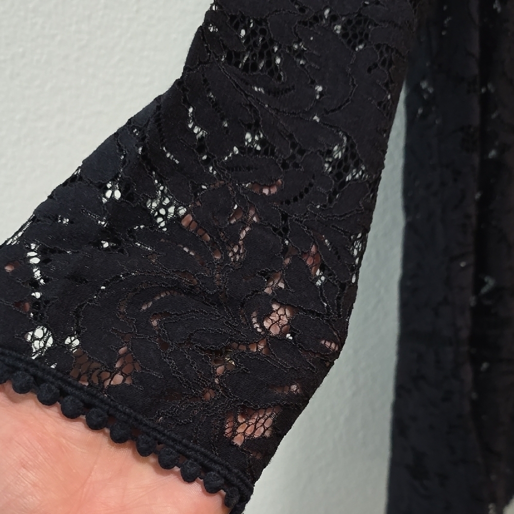 Zara Black Lace Top - Picture 4 of 6